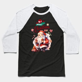 Santa Claus Baseball T-Shirt